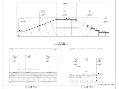 地台地面节点大样图 施工图