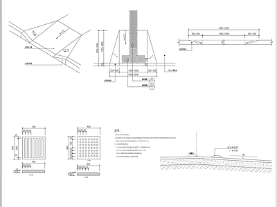 盲道大样节点详图