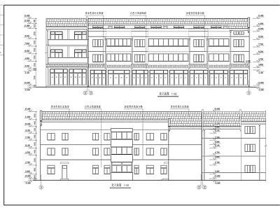 沿街商住楼 施工图