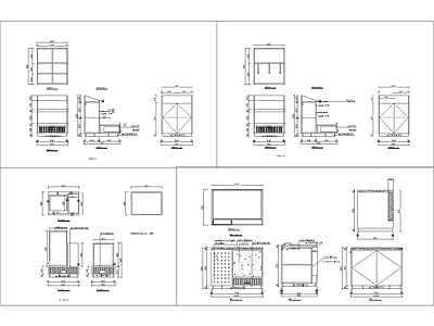 超市道具节点详图 施工图