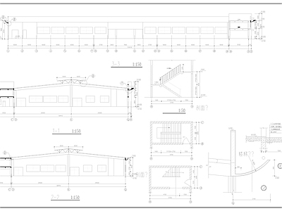 现代农贸市场建筑 施工图