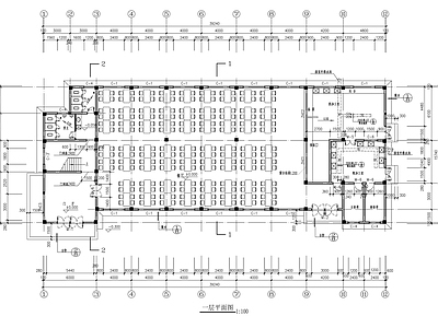 公司食堂建筑施工图