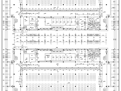 高校二层食堂建筑施工图