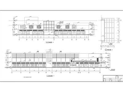 小区商业会所中心建筑 施工图 娱乐会所