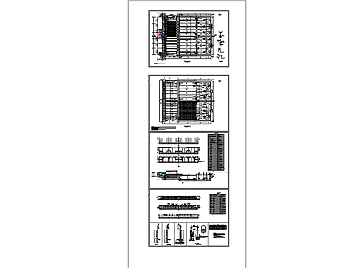 A2O池 MBR膜池和建池平面剖面图 施工图