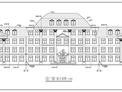 多层办公楼建筑 施工图