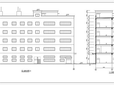 电子厂房建筑 施工图 工业建筑