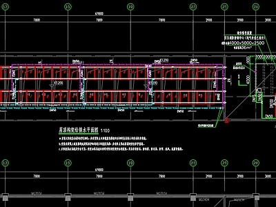 某医院平板太阳能热水系统 施工图 建筑暖通