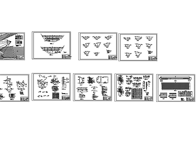 单曲拱坝设计节点详图 施工图