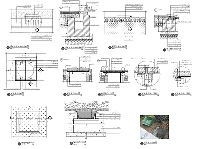 地面排水做法节点 施工图