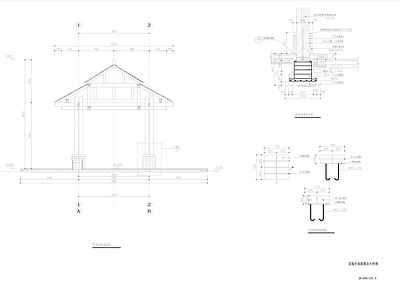 景观亭 施工图