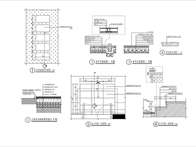 铺装通用做法详图 施工图