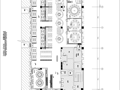 学校食堂室内 施工图