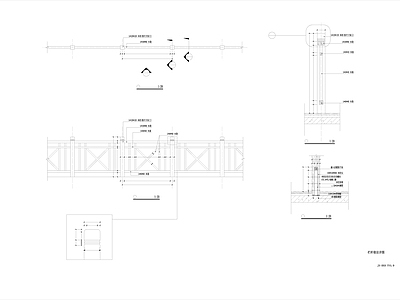 护栏节点详图 施工图