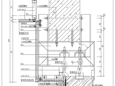 吊挂施工节点 施工图