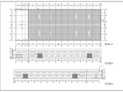 日用品生产车间建筑 施工图 工业建筑