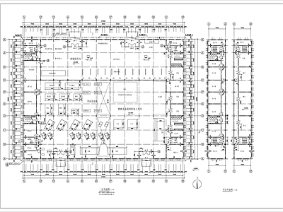 维修车间建筑 施工图 工业建筑