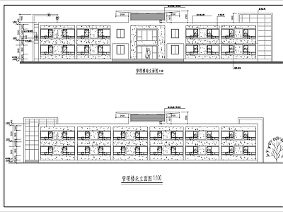 污水处理厂办公楼建筑 施工图