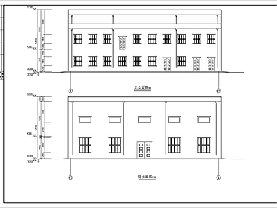 制氧厂房建筑 施工图 工业建筑