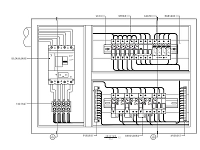 照明电箱及元器件详图 施工图