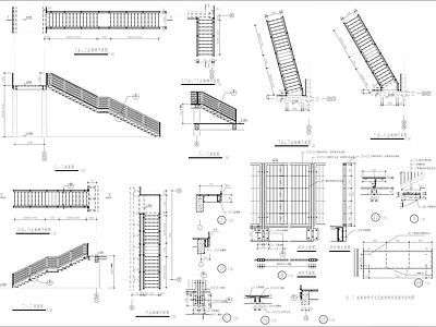室外钢楼梯详图
