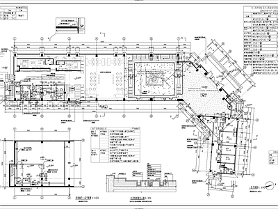 现代简约风格售楼部建筑 施工图