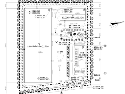 化工设备工业园办公厂房传达室建筑 施工图