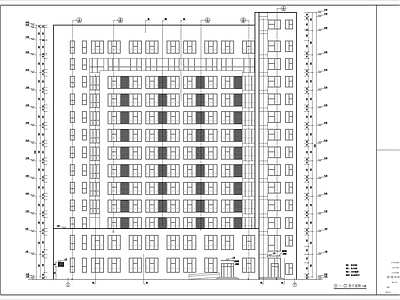 现代风格村委集资筹建办公楼建筑 施工图