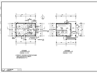 二层变配电所建施图 工业建筑