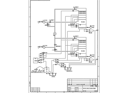 湿法和半干法烟气脱硫工艺流程图 施工图