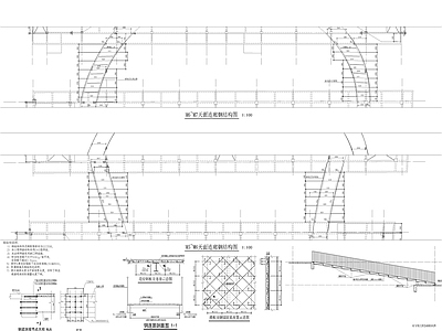 屋面连廊钢结构节点 施工图