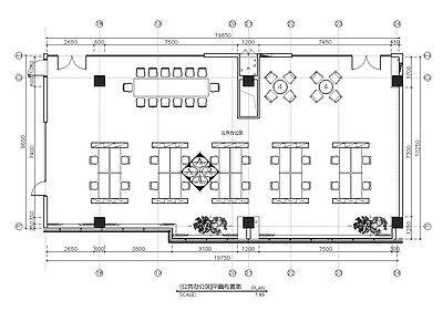 公共办公区室内 施工图