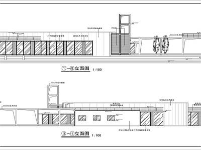 一层茶吧建筑 施工图