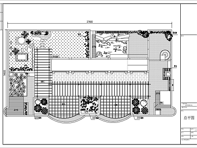 商业楼屋顶绿化工程 施工图