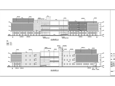 活动会所中心建筑及外墙详图 施工图 娱乐会所