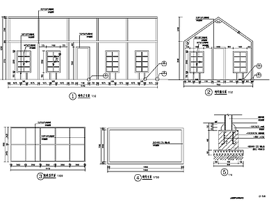 房型构筑物 施工图 自建房