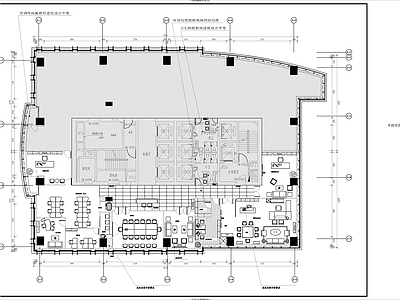 一层办公空间室内 施工图