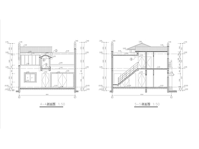 北京四合院建筑 施工图