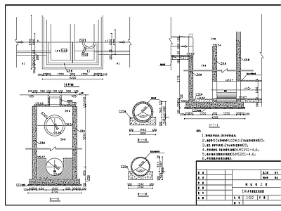 倒虹吸工程设计图 施工图