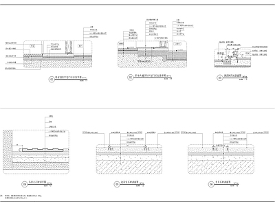 样板间地面通用节点大样图