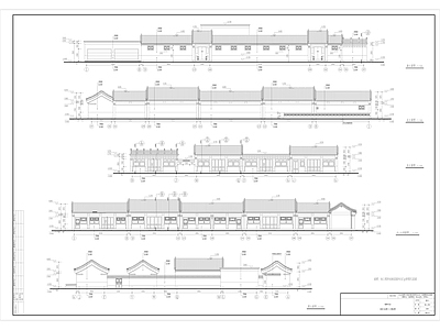 北京四合院建筑 施工图