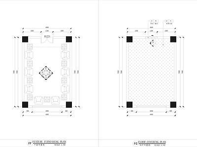 接待室室内 施工图