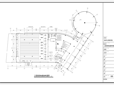 保龄球馆室内 施工图