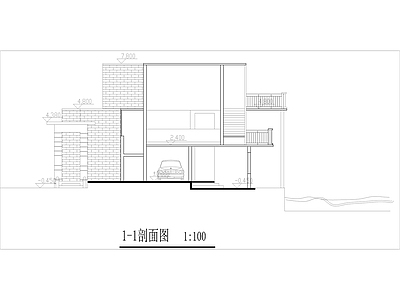 现代农村自建房别墅 独栋别墅 平立面图