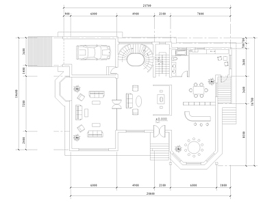 现代农村自建房别墅 独栋别墅 平面图