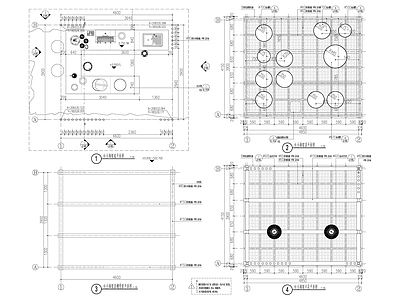 灶台廊架做法 施工图 家具节点