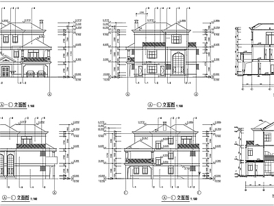 别墅建筑 施工图