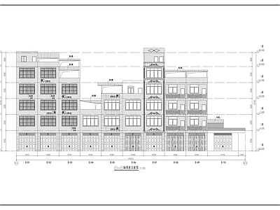 建筑外立面风貌改造 施工图