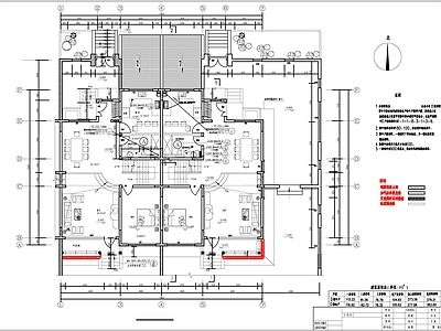 中式别墅建筑 施工图