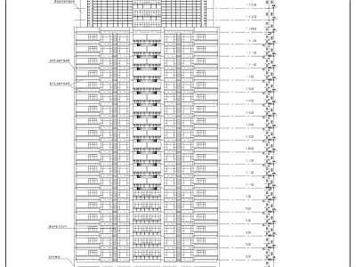 高层办公楼建筑 施工图